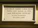  plaque commémorative en mémoire de Georges Sand et Raymond Duncan